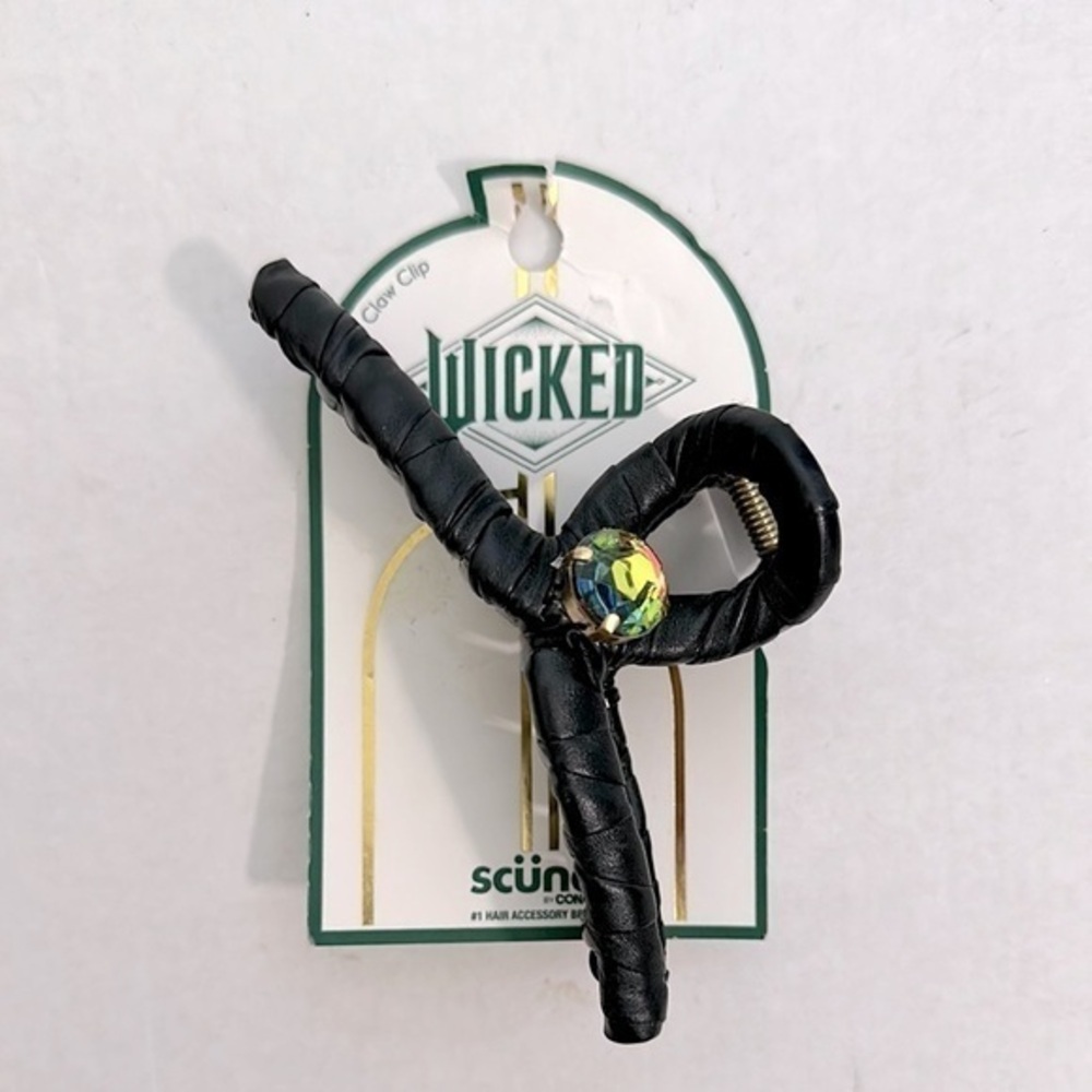Scunci WICKED Black Hair Clip with Colorful Accent